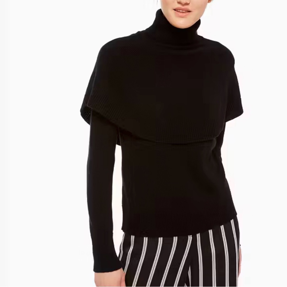 EUC Kate Spade Black Cashmere Wool Loriot Sweater *See Measurements* No size tag - Picture 2 of 5